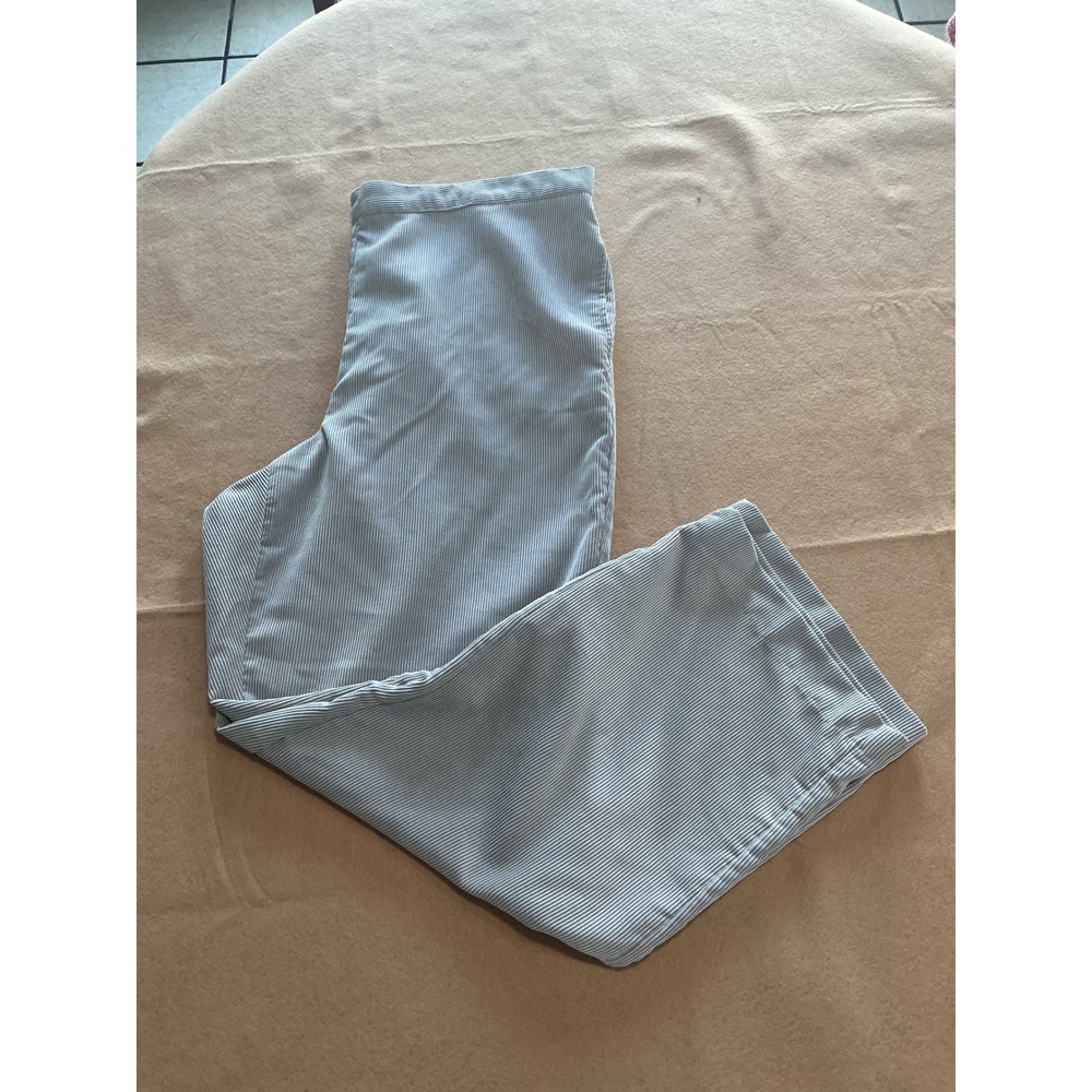 Alfred Dunner Corduroy Pants Womens 16 Light Gray Excellent Classic Casual